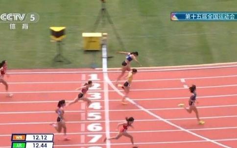 十五运会女子100米栏：吴艳妮预赛第一晋级决赛