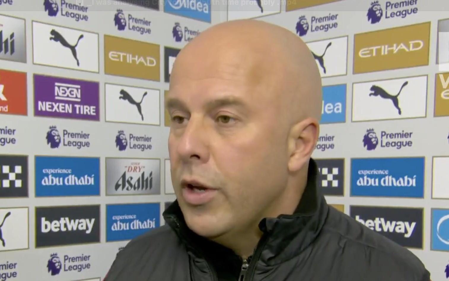 斯洛特:客战曼城是整个赛季最难的比赛之一,我们已做好准备