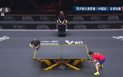 王曼昱战胜孙颖莎夺得WTT中国大满贯女单冠军