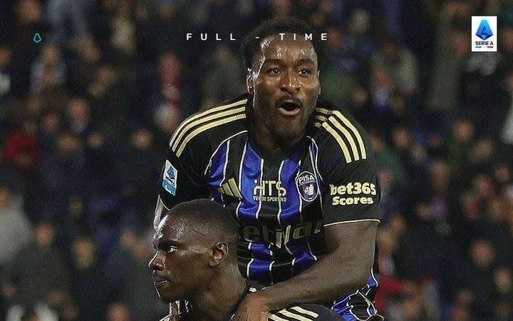 比萨终结开季10轮不胜,时隔34年半再次在意甲赢球