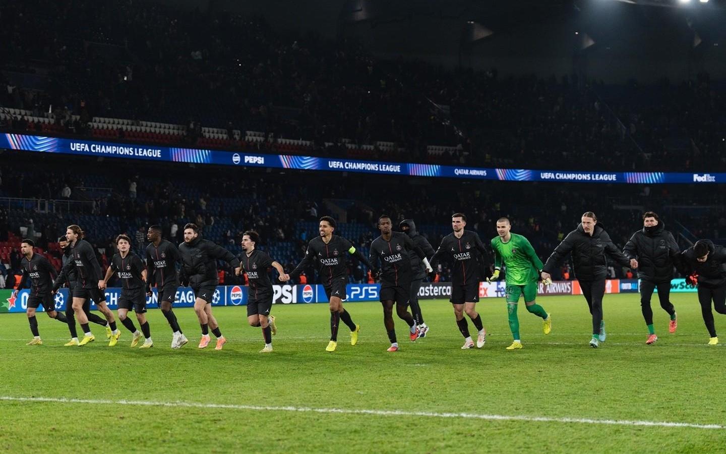 13场胜利，巴黎创单一自然年欧冠胜场纪录