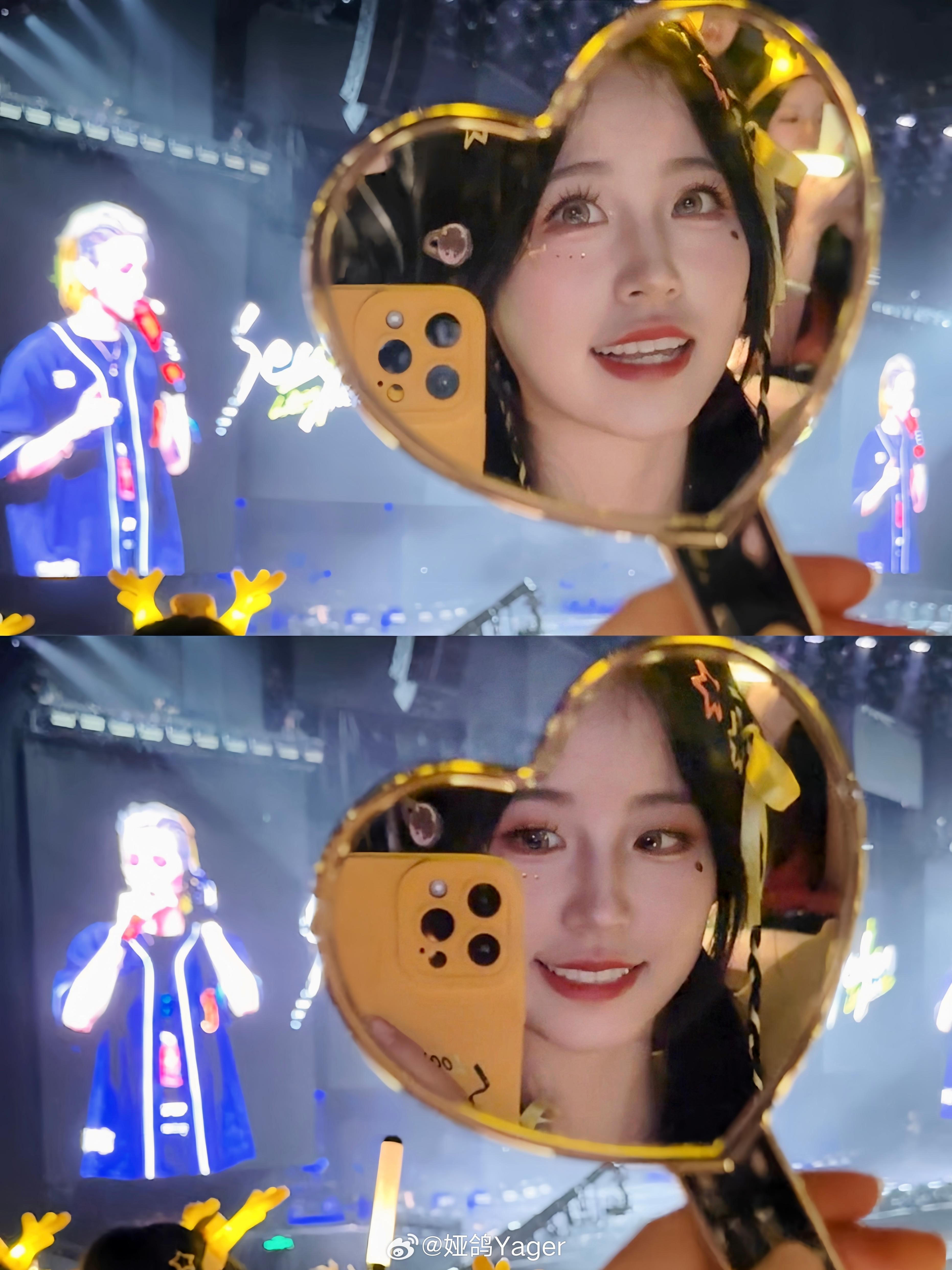 永劫无间主持娅鸽晒鹿晗live现场照：奔赴约定，穿越四季，来见你