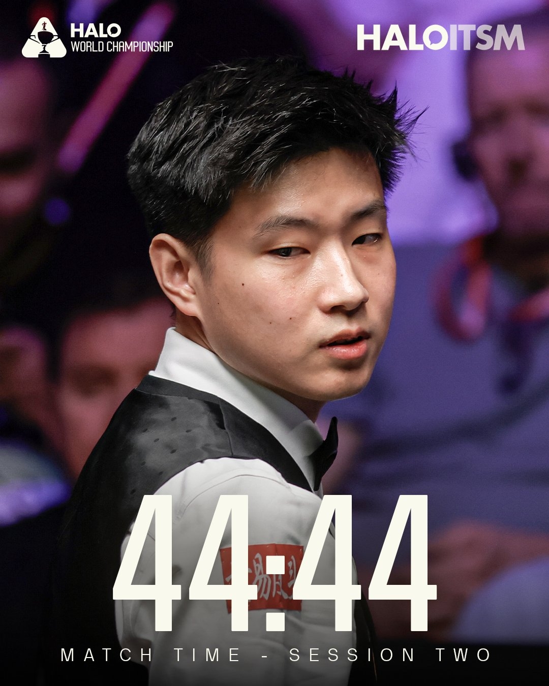 太快了赵心童不到2小时80奥沙利文，上半场4局仅用44分钟！