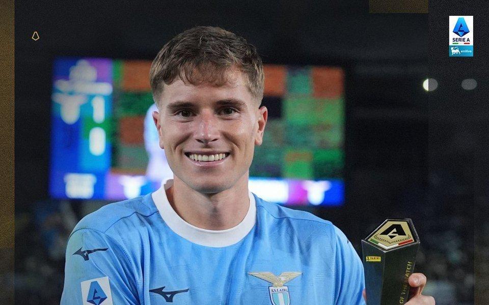 闪击制胜,托马巴希奇当选拉齐奥vs尤文全场最佳