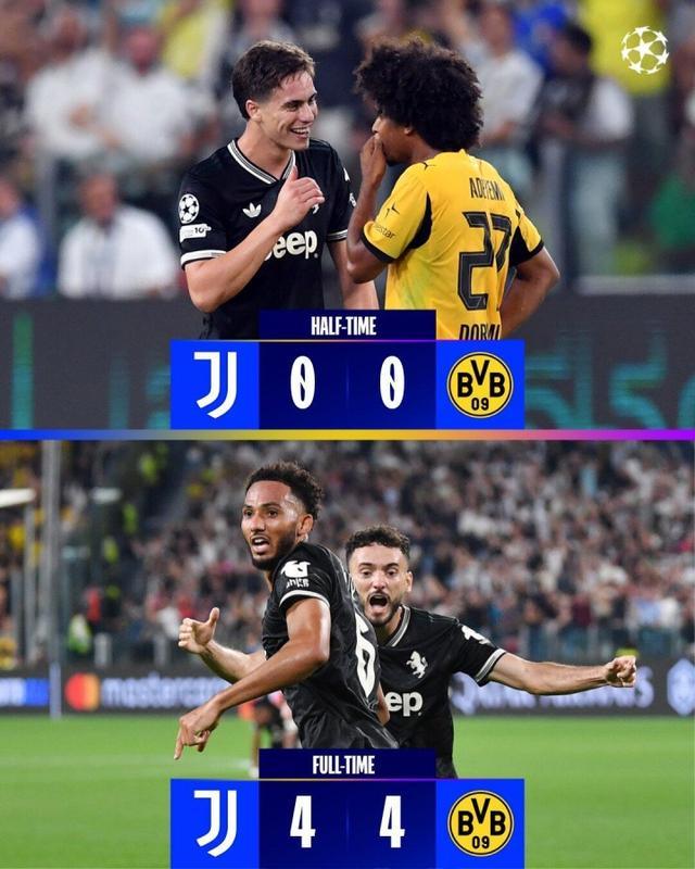 量大管饱!新赛季欧冠前6场比赛共进23球,场均3.83球