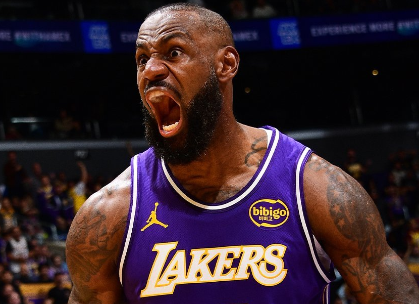 詹姆斯19+15+8隔扣神塔怒吼:篮板创赛季新高无缘冲杯赛第2冠