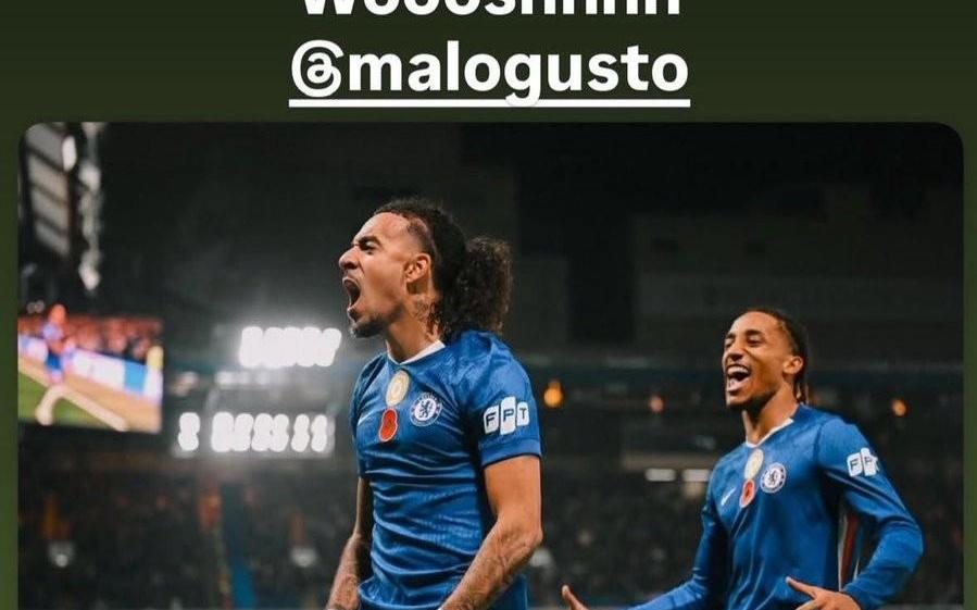 古斯托斩获一线队首球,科尔威尔:难以置信,我的兄弟进球了