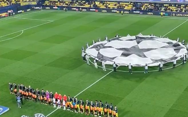 干哪去了欧冠黄潜vs哥本哈根赛前播放欧联杯主题曲