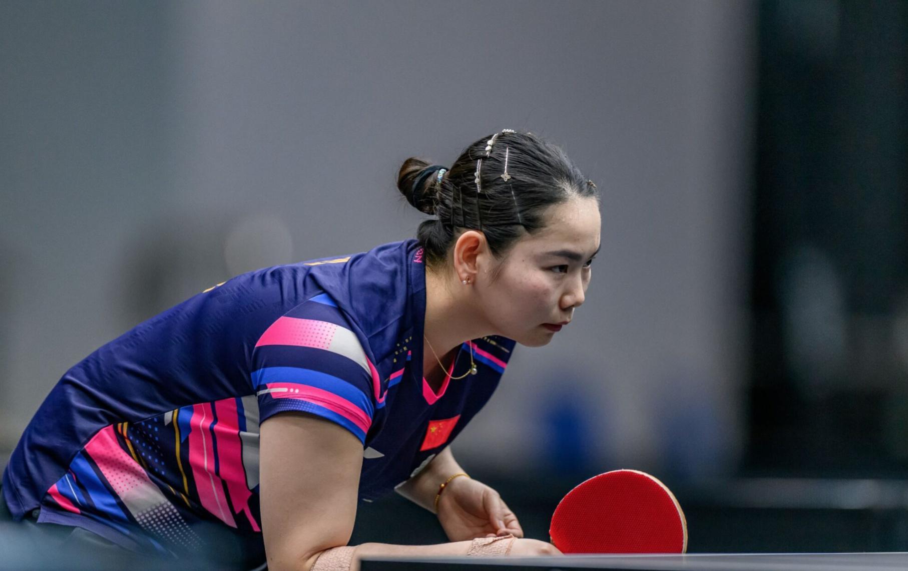 2026冲首冠！国乒27岁孙颖莎陪练大闪