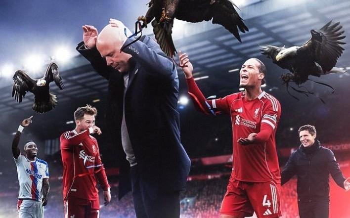 水晶宫本赛季已经3胜利物浦,并送给对手近7战的第6场败仗