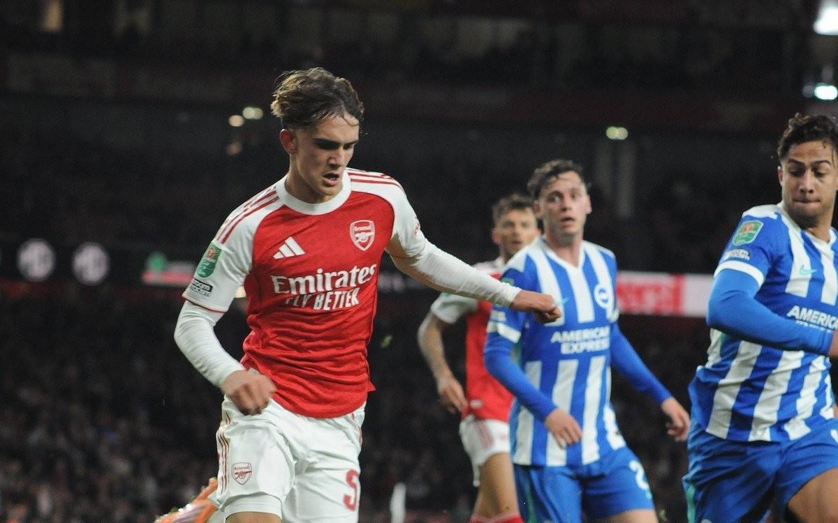 未来可期，阿森纳15岁小将道曼本场完成5次过人为全场最多