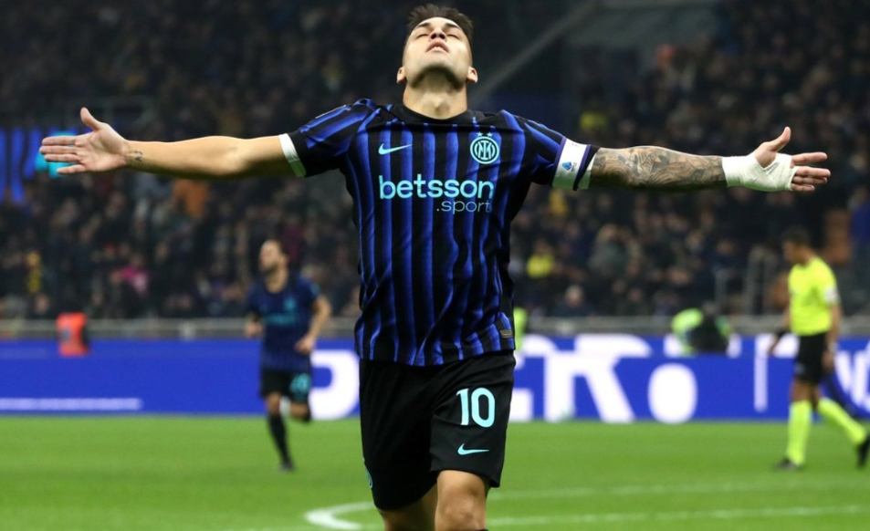 國米20，阿根廷鋒霸閃擊破門，連續(xù)7年意甲進(jìn)球上雙，被主帥大贊