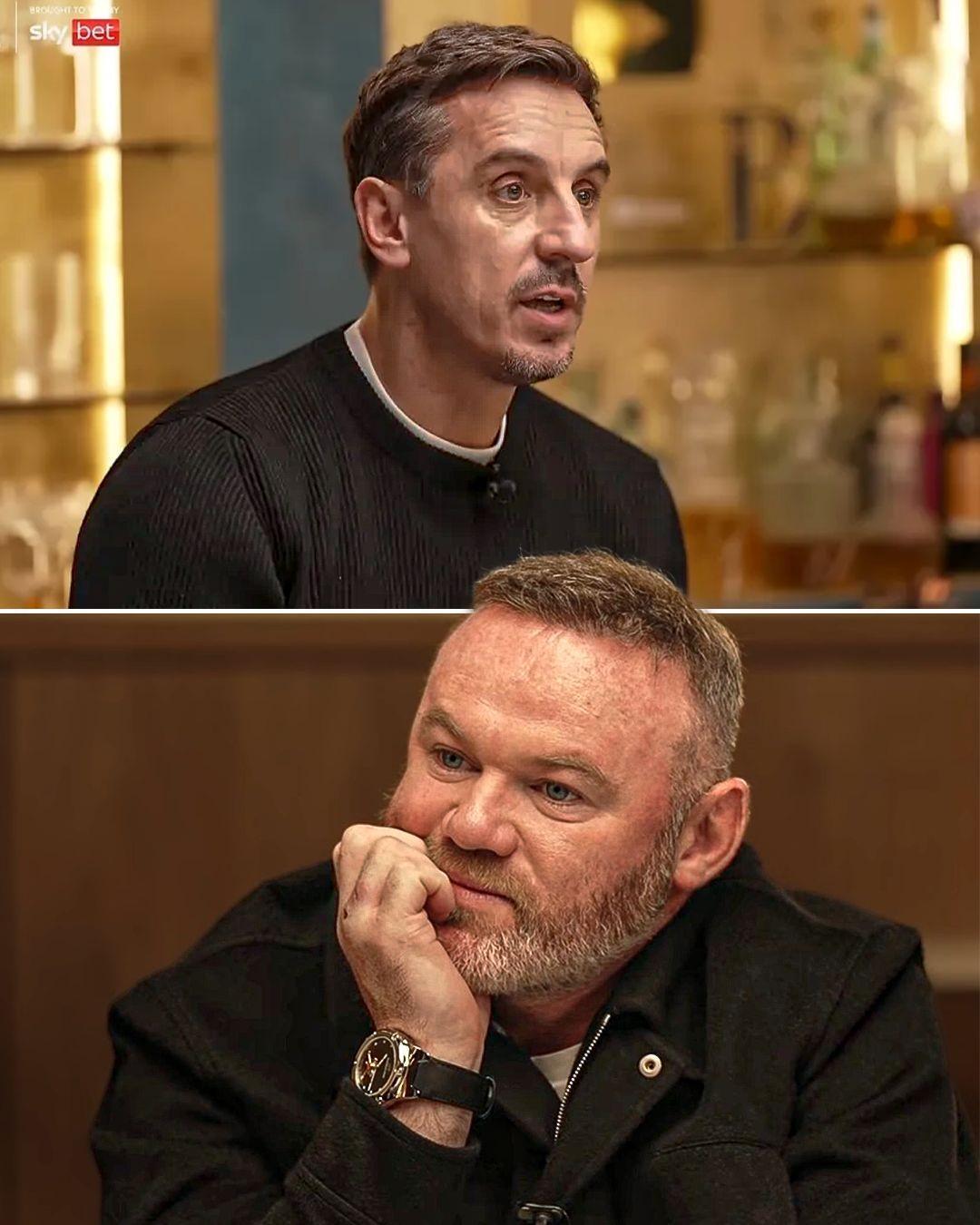 内维尔:我在曼联年薪175万镑,鲁尼:我最高1700万镑