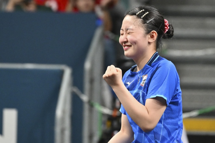 并不轻松！日本选手张本美和4比1击败佩索茨卡，晋级世乒赛第二轮