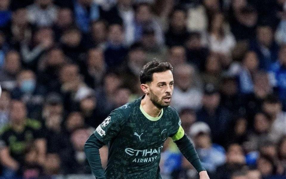 累计三黄停赛,B席将缺席曼城下一轮欧冠比赛