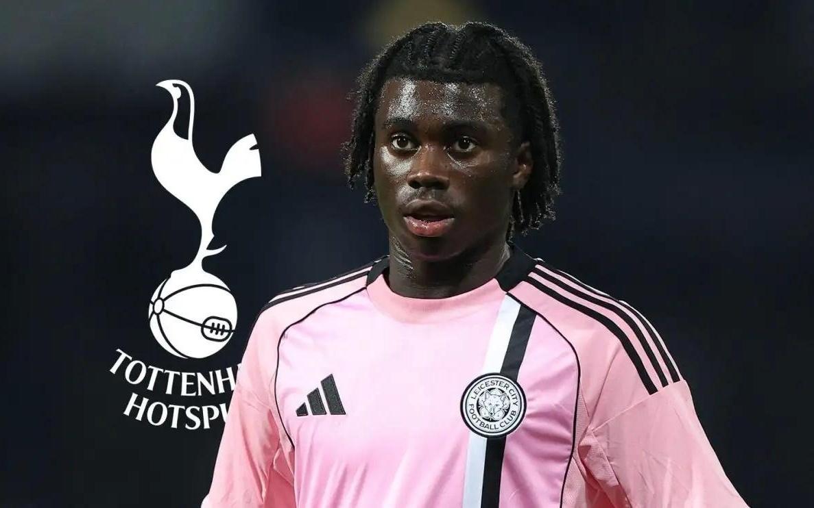 英媒:热刺近几周加强了对莱斯特城16岁新星蒙加的追求