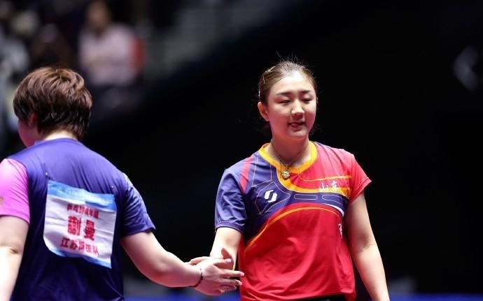 陈梦:能进半决赛已经很棒了,现在年轻人速度很快我差点跟不上