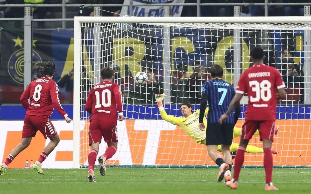 又输利物浦,国米自2022年2月以来首次遭遇欧冠连败