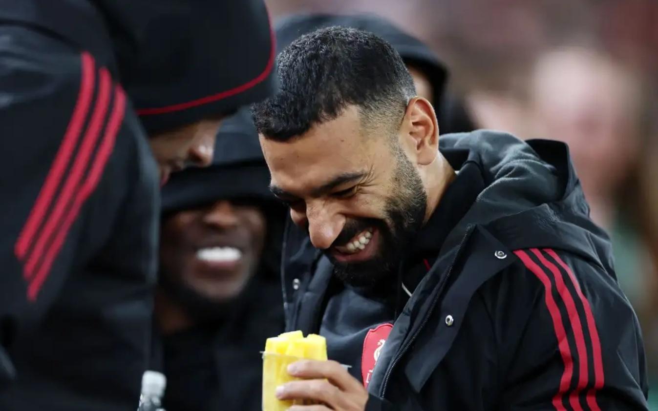 赫斯基：萨拉赫是状态差加实力下滑，并非突然而是持续很久了