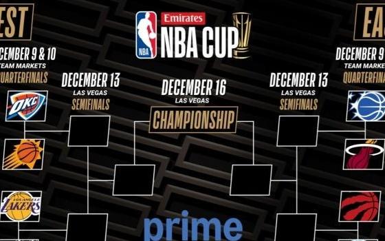 NBA杯8强出炉东西区顶尖战力将在10天后捉对厮杀