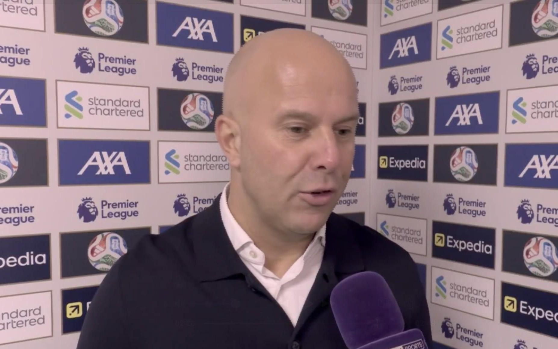 球迷高唱我的名字斯洛特：这说明球迷很特别，也懂得感激