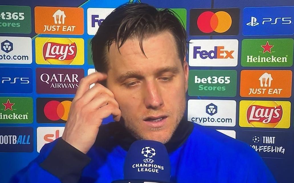 泽林斯基：如果这都能判点球，那所有的接触都是点球