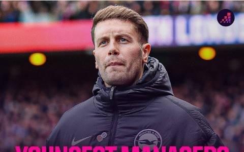 英超执教50场最年轻主帅排名:许尔策勒第一,维亚利第三