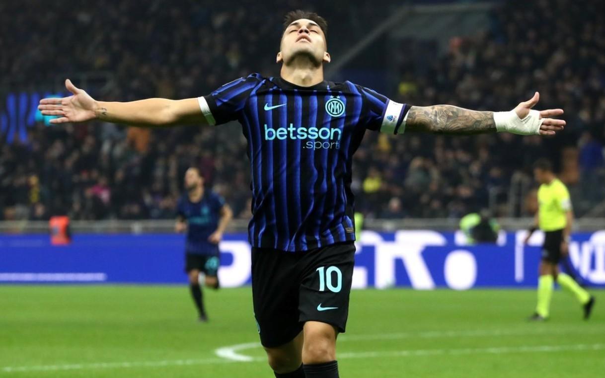 劳塔罗7个自然年意甲进球数上双，成为国米队史第四人