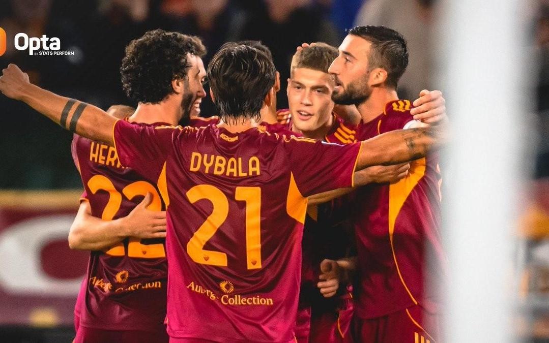 7胜2负积分并列第1，罗马队史第6次开