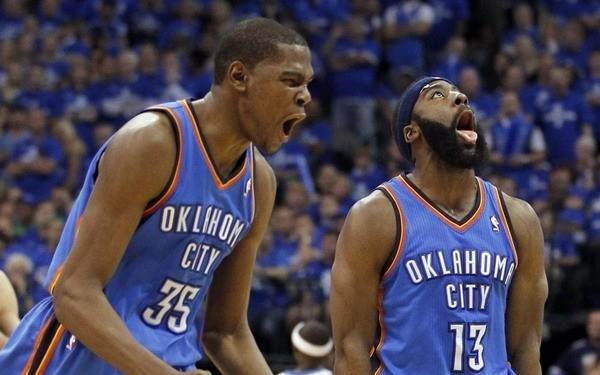 NBA官媒称哈登杜兰特曾是雷霆的兄