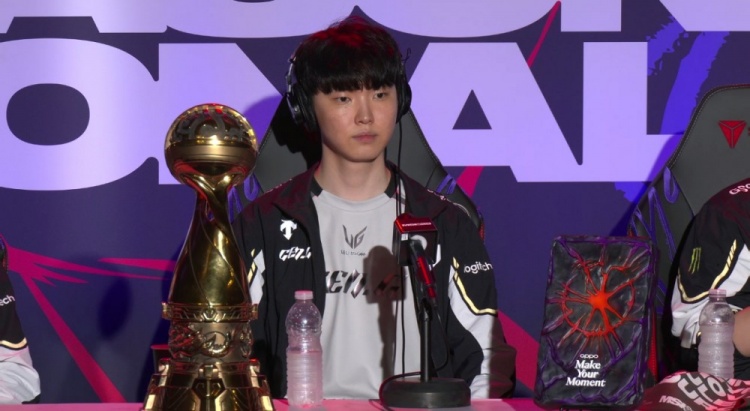 Chovy：Faker选手一直以来都是强大的对手很期待和他再度交手