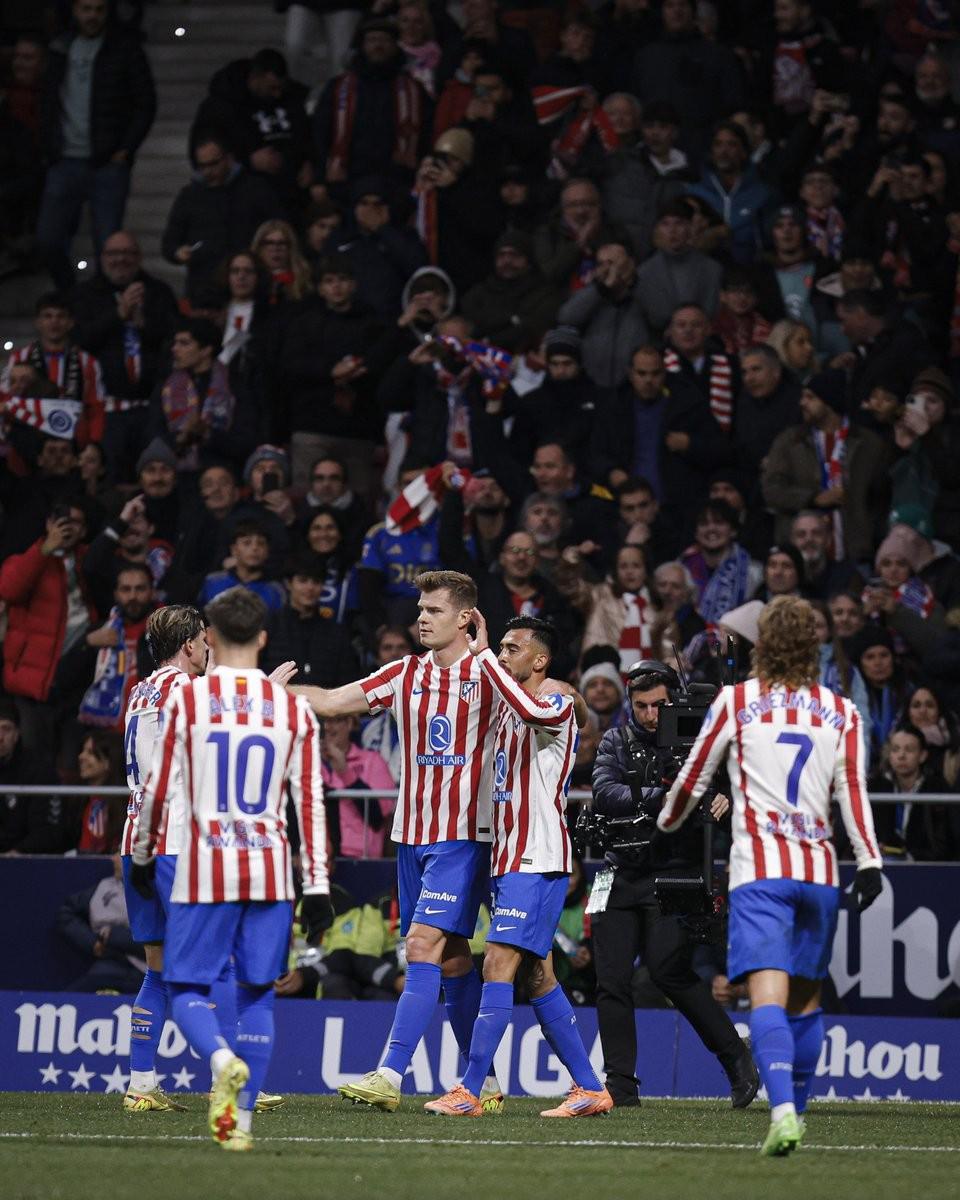 自带10，马竞是西甲史上首支赛季前14