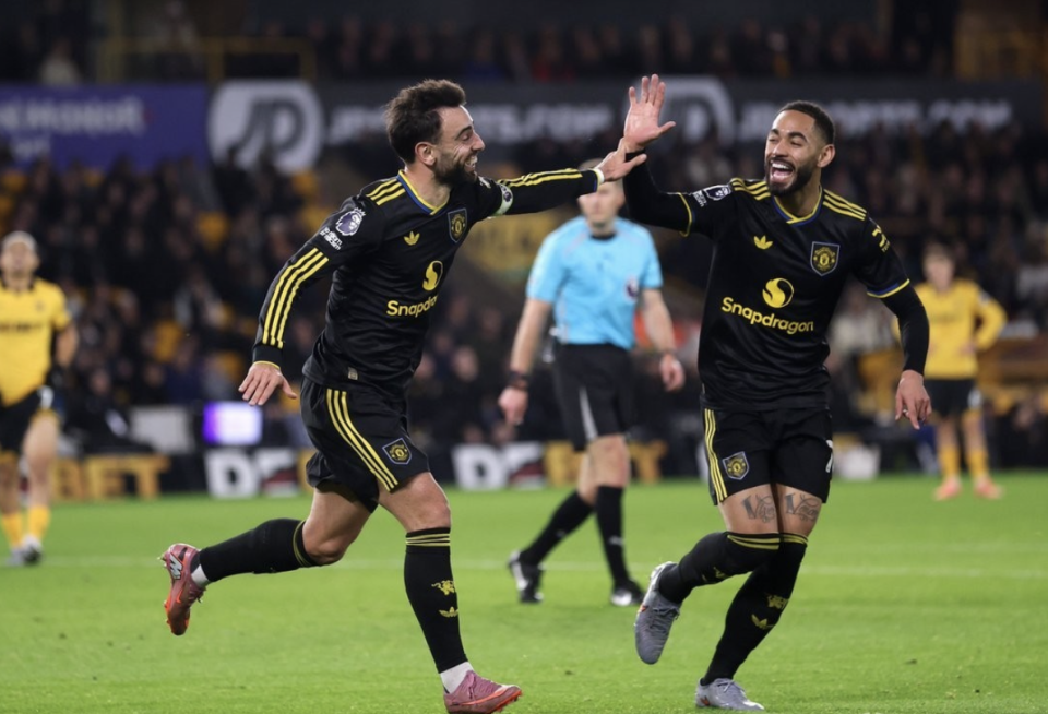 英超:曼联41副班长升至第6!B费2球1助,姆伯莫芒特破门