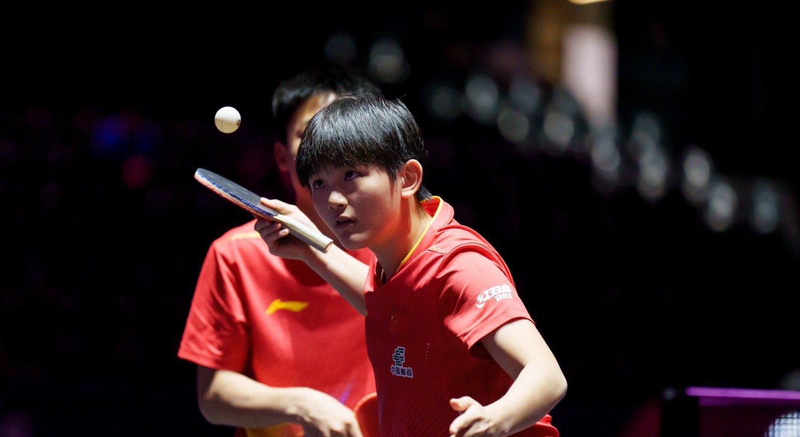 冲击三冠!中国女乒13岁新版孙颖莎再进击:又萌又能打