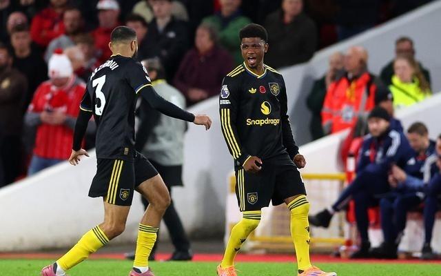 懂球帝X咪咕英超第10轮最佳进球：张弓搭箭，阿马德凌空抽射救主