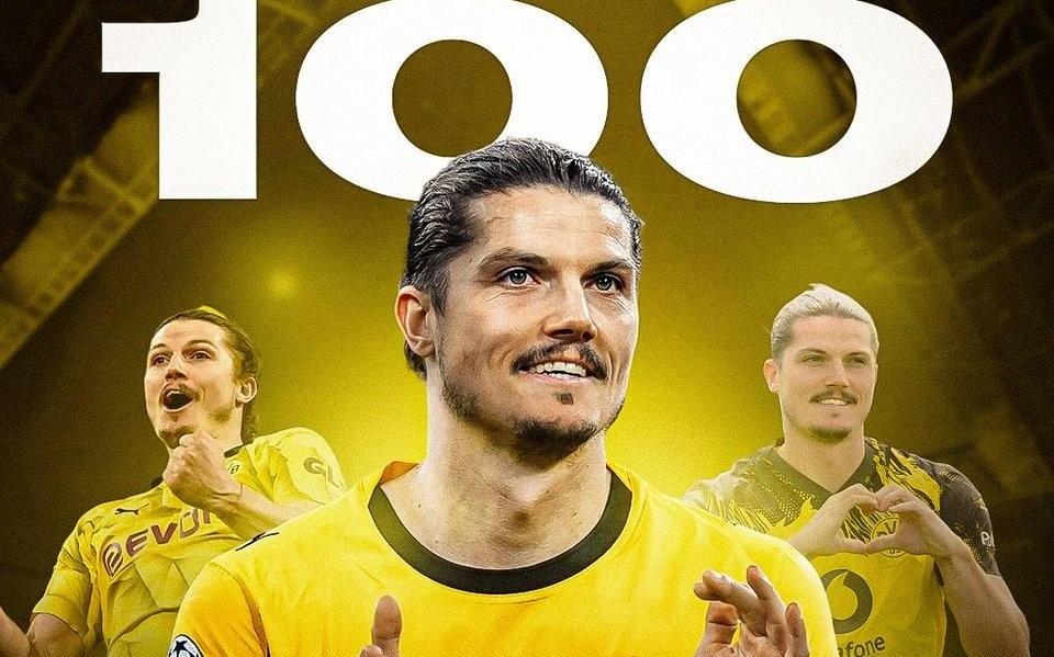 里程碑,萨比策完成多特生涯第100次出场