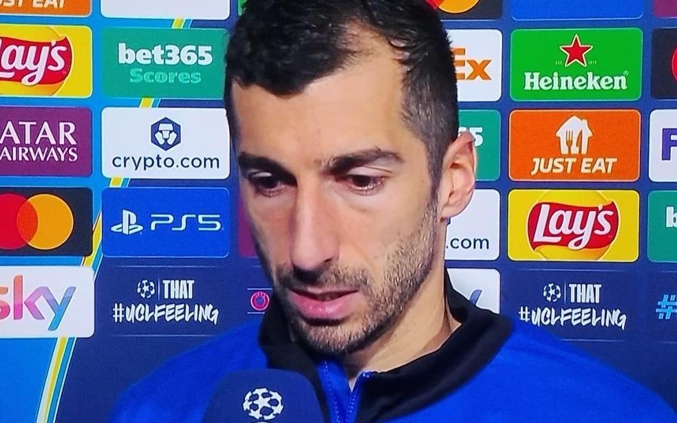 姆希塔良:你拼了85分钟,却因那种点球而失利实在是莫名其妙