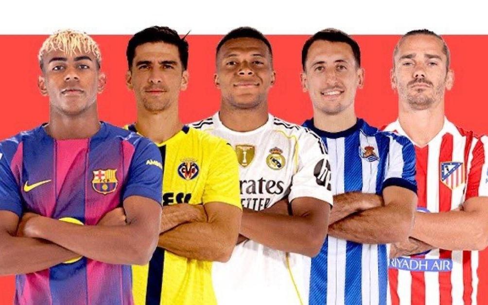 西甲11月最佳球员候选：姆巴佩、亚马