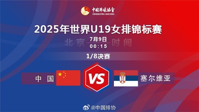 U19女排世锦赛：中国女排32险胜塞尔维亚，晋级八强&将战土耳其