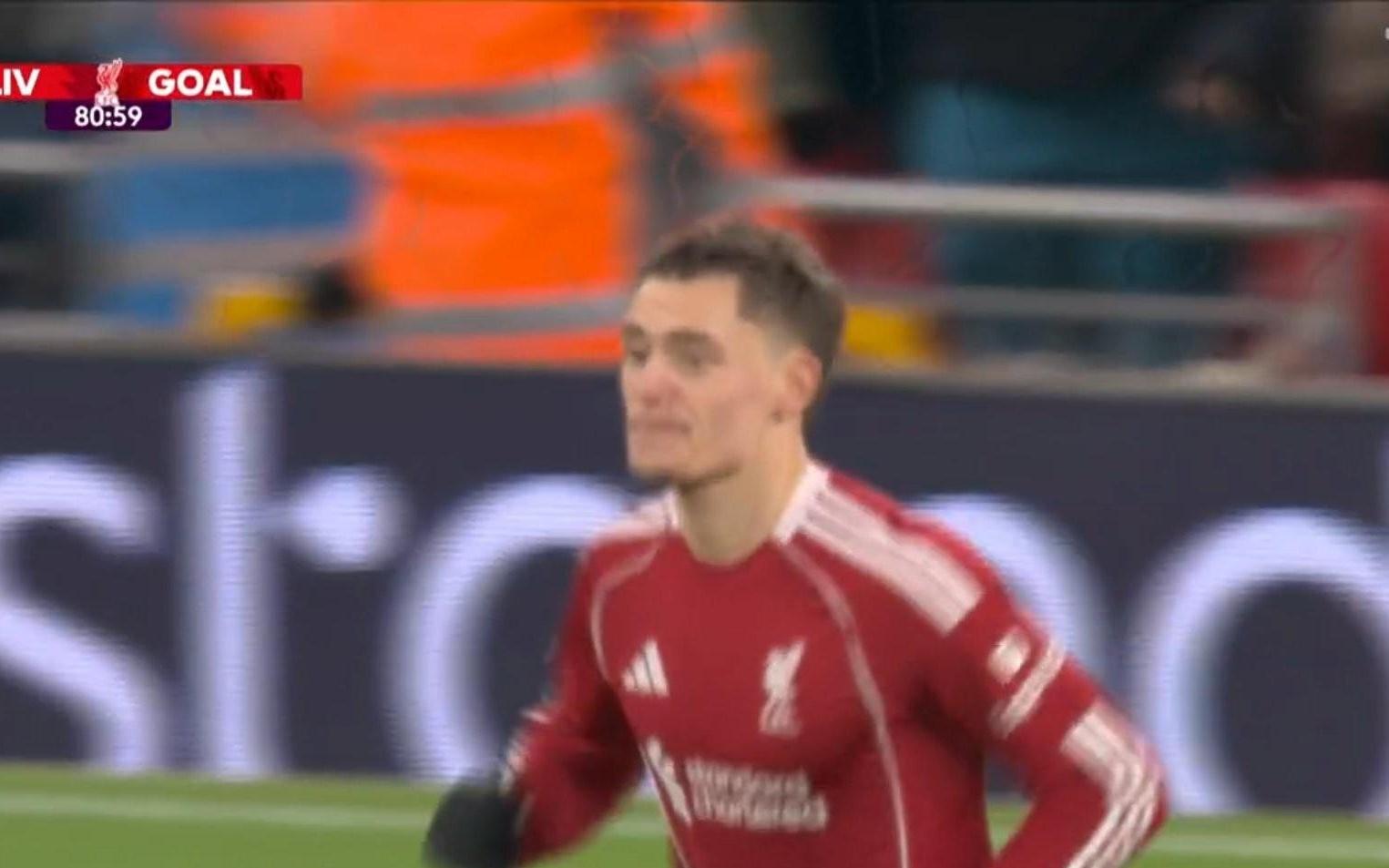 对阵桑德兰破门，维尔茨攻入利物浦生