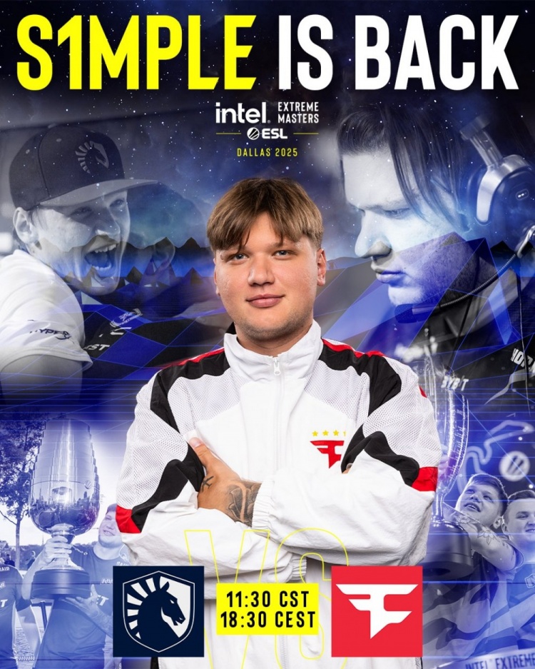 s1mple回归首战告负！两图38杀1.12rating尽力TL横扫Faze