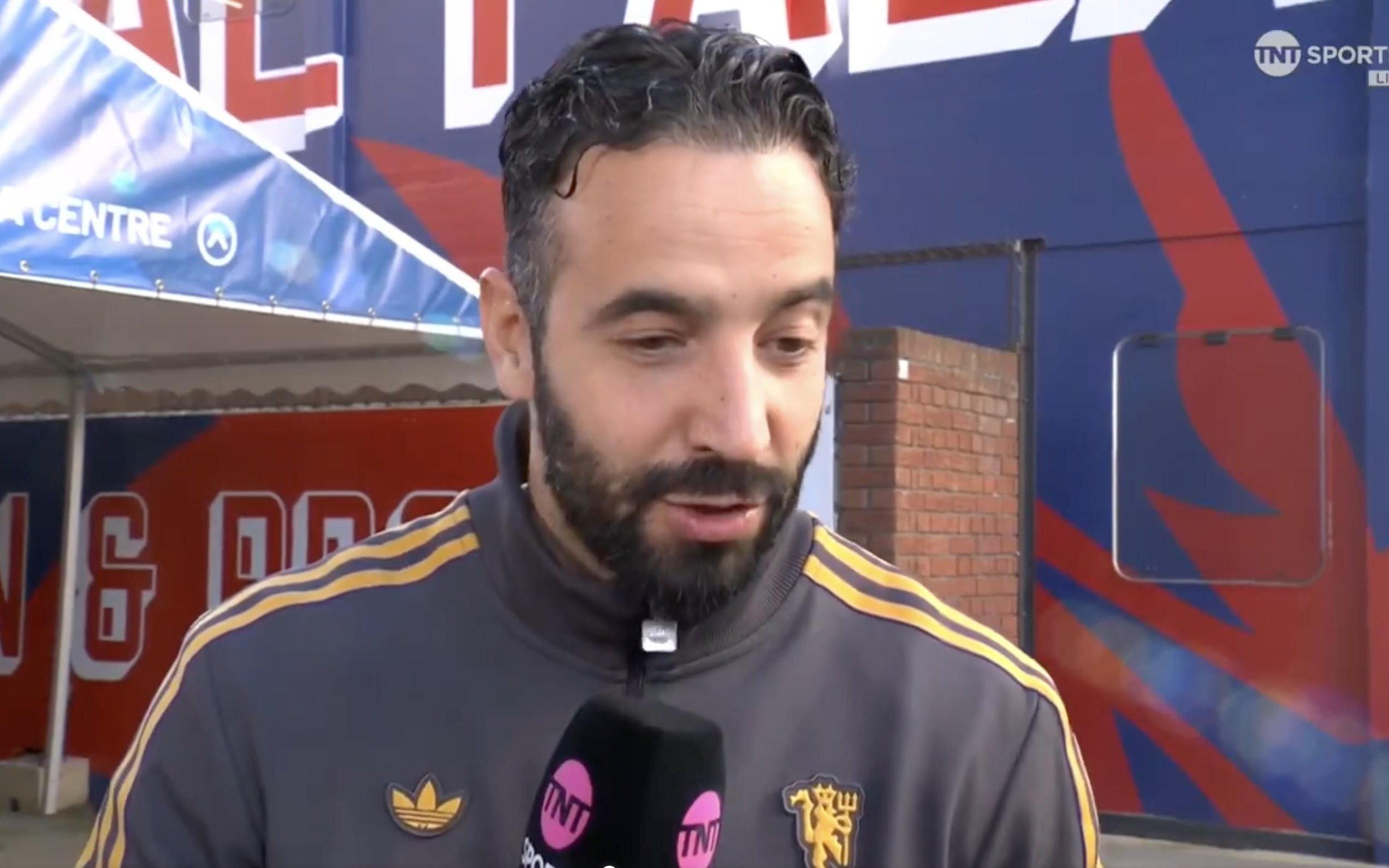 阿莫林:我们本周改进了训练方式,首发是根据训练表现调整的