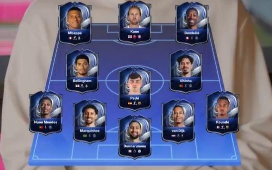 穆西亚拉评心目中年度蓝阵容：巴黎五人入选，队长选择凯恩