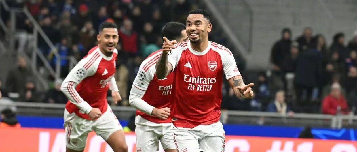 欧冠：国际米兰13阿森纳视频集锦，热苏斯双响、哲凯赖什世界波