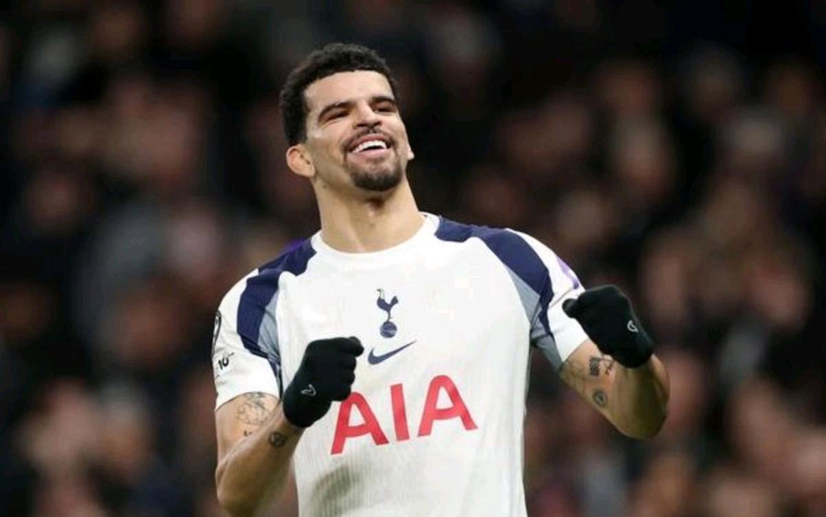 欧冠联赛阶段第7轮热刺20十人多特热刺积14分位居第4