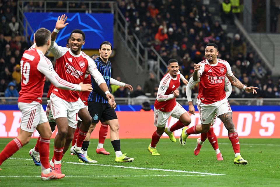 欧冠综述：阿森纳31全胜领跑+送国米3连败皇马61曼城巴黎爆冷