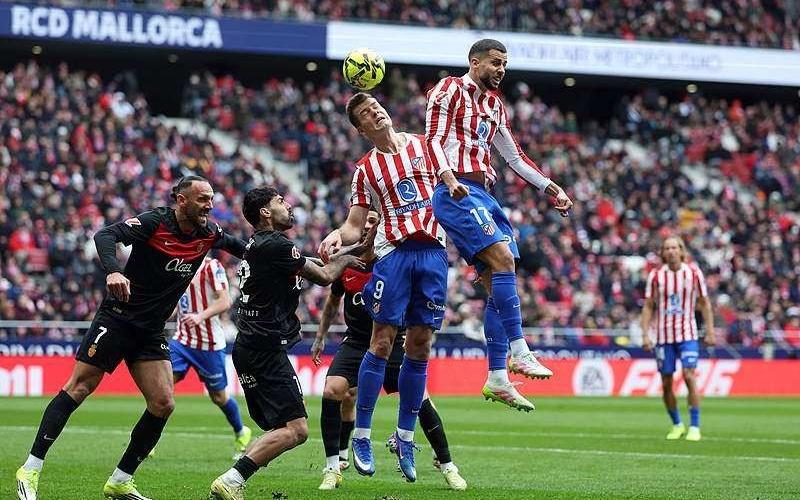 马竞30完胜马略卡瑟洛特、阿尔马达