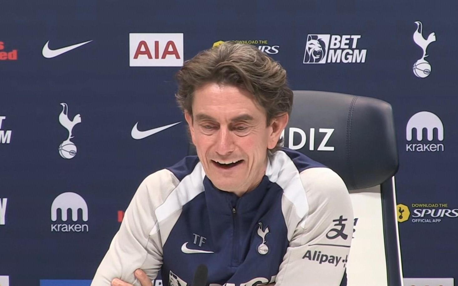 弗兰克：我祝卡里克一切顺利，当然除了