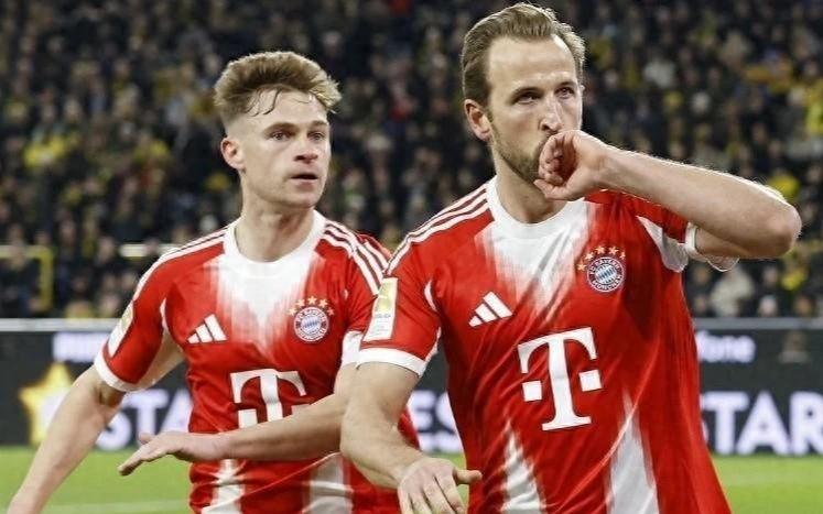 凯恩复刻20年神迹！梅开二度助拜仁客胜多特，德甲争冠悬念渐消