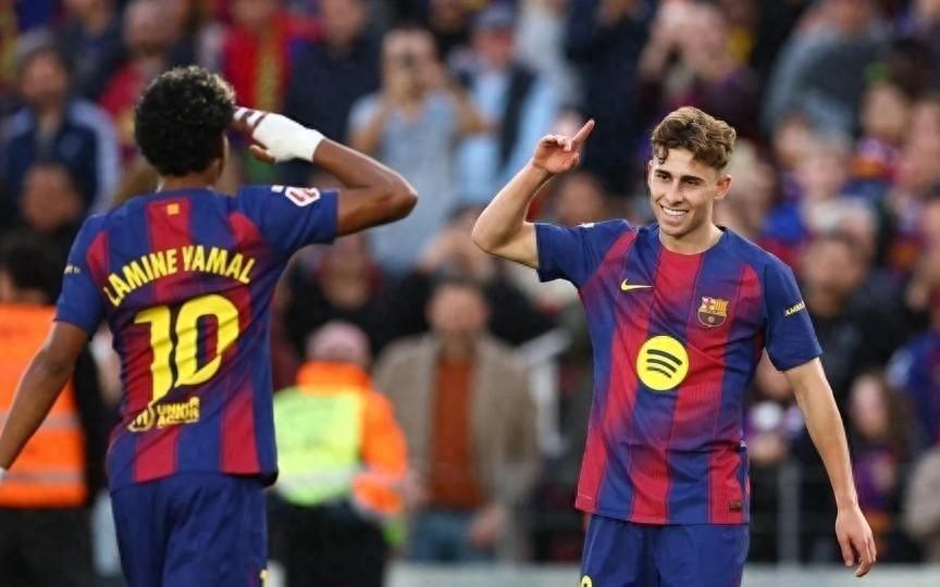 巴萨年轻群星身价飙升：费尔明暴涨至1亿欧元，领跑西甲